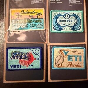 Yeti Florida Themed Patch Collection
